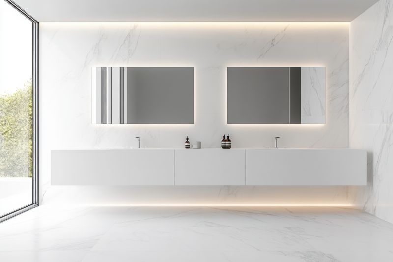 Commercial Mirror Installation detail