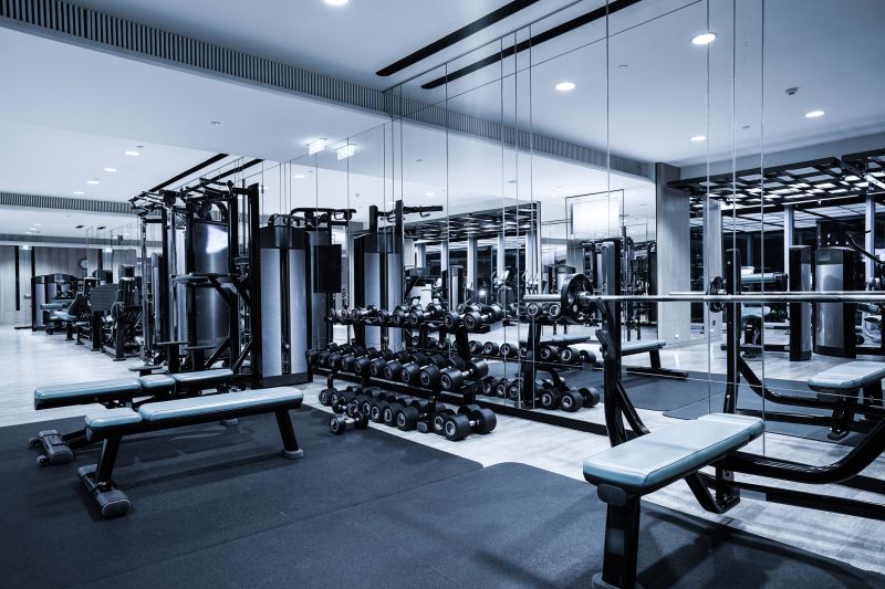 Fitness Mirror Installation detail